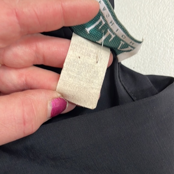 ELLA FASHION black XL vintage Fringe button down shirt with sheer sleeves - Picture 11 of 15